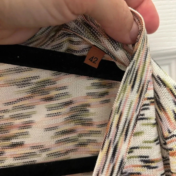 Missoni Multicolor Patterned Knit Buttoned Cardigan - Picture 5 of 6